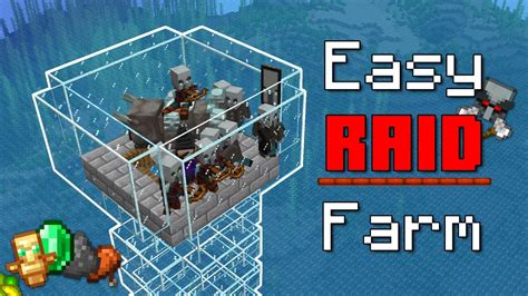 Minecraft stacking raid farm schematic 19 easy and compact